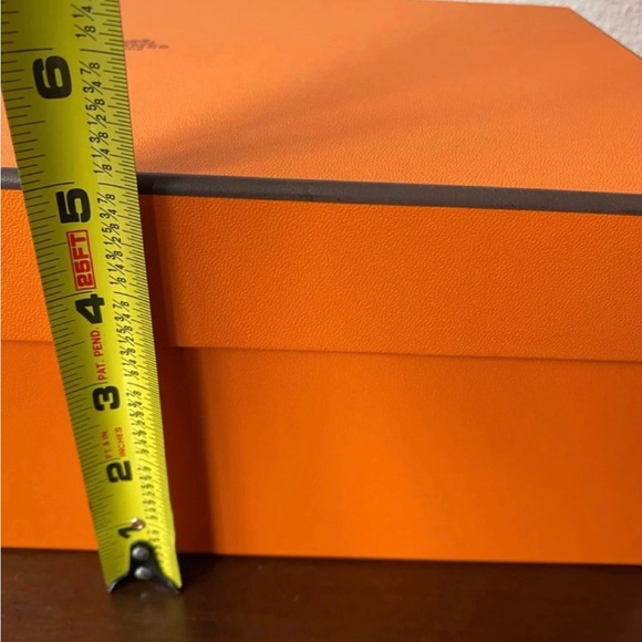 HERMES EMPTY SHOE BOX, RIBBON AND PAPERBAG - Picture 5 of 6